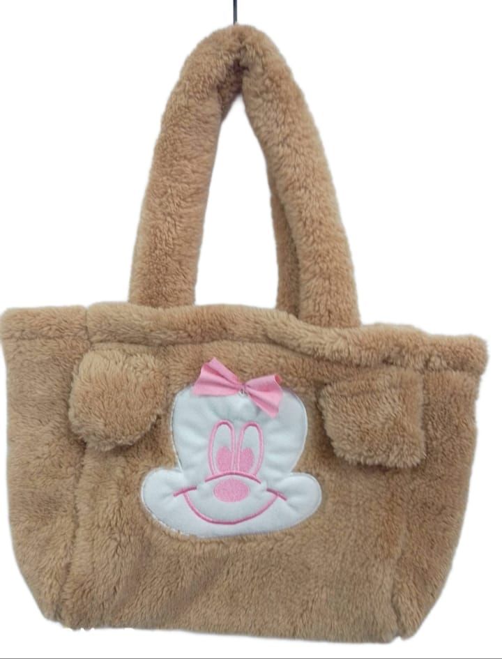 Peluş Çanta Mini Fare (Minnie Mouse) Peluş El Çantası