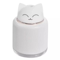 Led Işıklı Sevimli Kedi Hava Nemlendiricili Gece Lambası