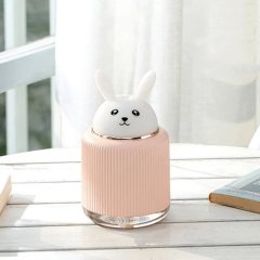 Led Işıklı Sevimli Tavşan Hava Nemlendiricili Gece Lambası