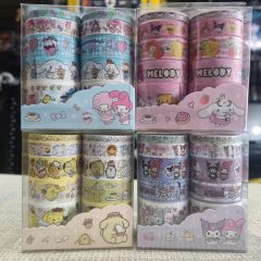 Toptan Sanrio Kuromi My Melody 10 lu Washi Tape Bant Seti