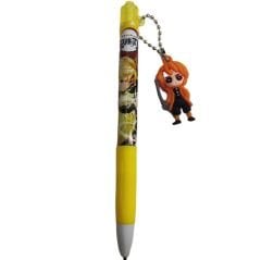 Anime Demon Slayer Zenitsu Agatsuma Kimetsu No Yaiba İblis Avcısı Figürlü Tükenmez Kalem