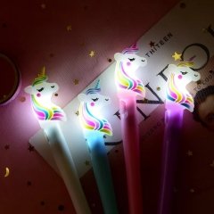 Işıklı Unicorn Mürekkep Kalem
