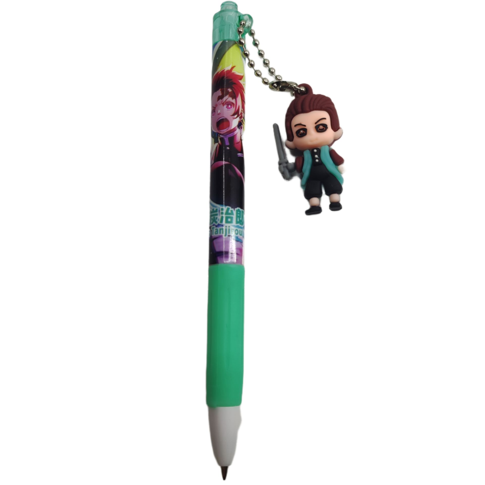 Anime Demon Slayer Tanjiro Kamado Kimetsu No Yaiba İblis Avcısı Figürlü Tükenmez Kalem