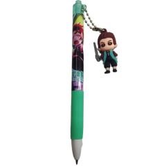 Anime Demon Slayer Tanjiro Kamado Kimetsu No Yaiba İblis Avcısı Figürlü Tükenmez Kalem