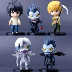 Anime Death Note Ryuk Rem L Yagami Light 5 Adet Figür Set