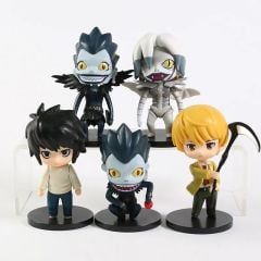 Anime Death Note Ryuk Rem L Yagami Light 5 Adet Figür Set
