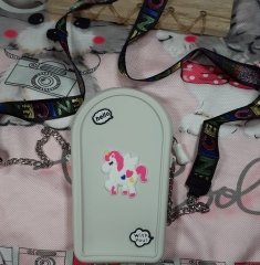 Unicorn Silikon Dokulu Omuz Askılı Çanta