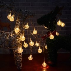 Kristal Top Süslü 2 Metre 10' lu Şerit Led Işık