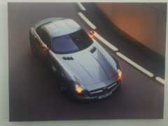 Mercedes Spor Araba Işıklı Kanvas Tablo 30x40 Cm