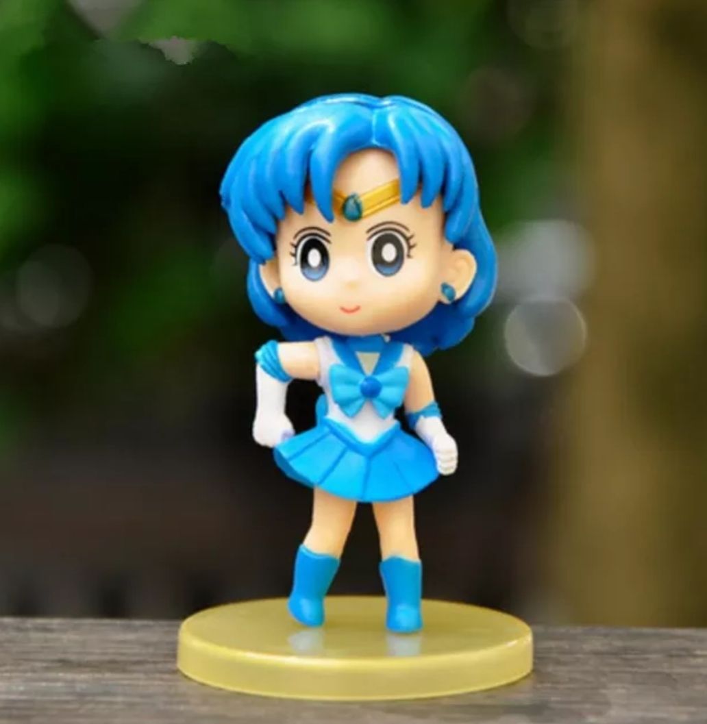 Anime Sailor Moon Ami Mizuno Figür Ay Savaşçısı Figür