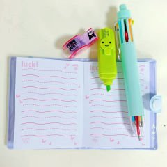 Sanrio Kuromi Cinnamoroll My Melody Kırtasiye Seti 4 Parça Kuromi Kırtasiye Seti - Mor