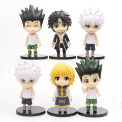 Anime Hunter X Hunter 6 Adet Figür Set Gon Freecss Kurapika Killua Zoldyck Chrollo Lucilfer Figür