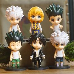 Anime Hunter X Hunter 6 Adet Figür Set Gon Freecss Kurapika Killua Zoldyck Chrollo Lucilfer Figür