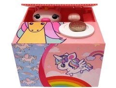 Müzikli Para Alan Unicorn Kumbara