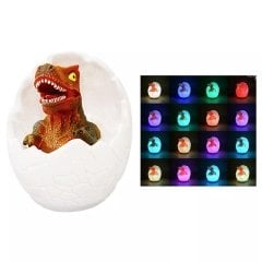 3D Dokunmatik Dinozor Yumurta Şarjlı Gece Lambası 16 Renk