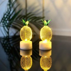 Ananas Metal Tel Mini Led Lamba