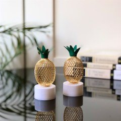 Ananas Metal Tel Mini Led Lamba