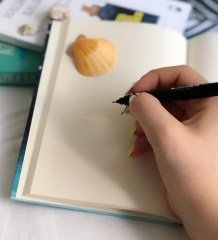 Elmas Mottolu Tasarım Lastikli Defter
