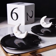 Yıldızlı Gökyüzü Tasarım Kapaklı Kupa Bardak