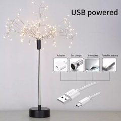 Havai Fişek Uzaktan Kumandalı 200 LED Işık Gece Lambası 8 Mod