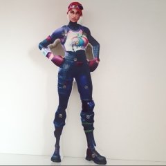 Ahşap Fortnite Brite Bomber Karakteri Led Işıklı