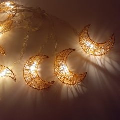 Metal Ay 10'lu 2 Metre Şerit Led Lamba Rose Gold