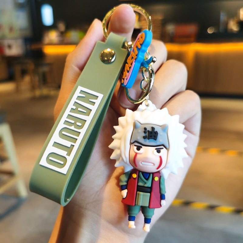 Anime Naruto Jiraiya Figür Anahtarlık Çanta Aksesuarı Süsü
