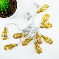 Gold Arı Kovanı 10 lu Dekoratif Şerit Led Lamba