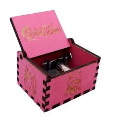 Sailor Moon Ahşap Çevirmeli Müzik Kutusu