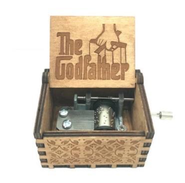 The Godfather Ahşap Çevirmeli Müzik Kutusu