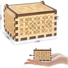 La Casa De Papel El Profesör Manuel Çevirmeli Ahşap İşlemeli Müzik Kutusu