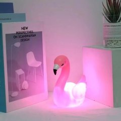 Flamingo Tasarımlı Gece Lambası