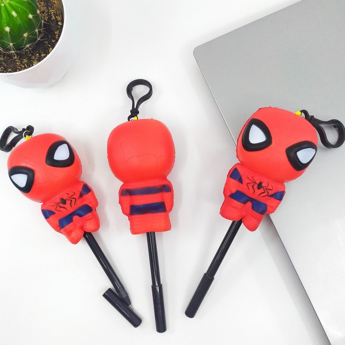 Squishy Jel Mürekkep Kalem Sevimli Spiderman