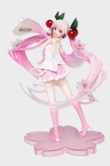 Anime Pink Hatsune Miku Sakura Figür Biblo 20 Cm