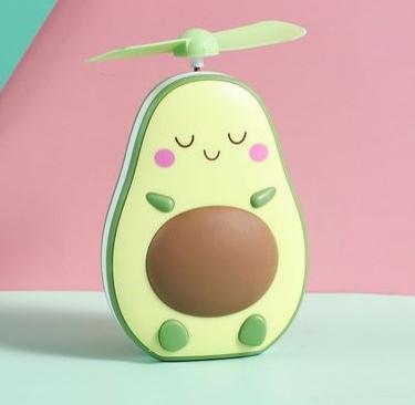 Avokado Mini Fan Işıklı Ayna Model 1