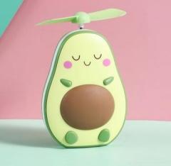Avokado Mini Fan Işıklı Ayna Model 1