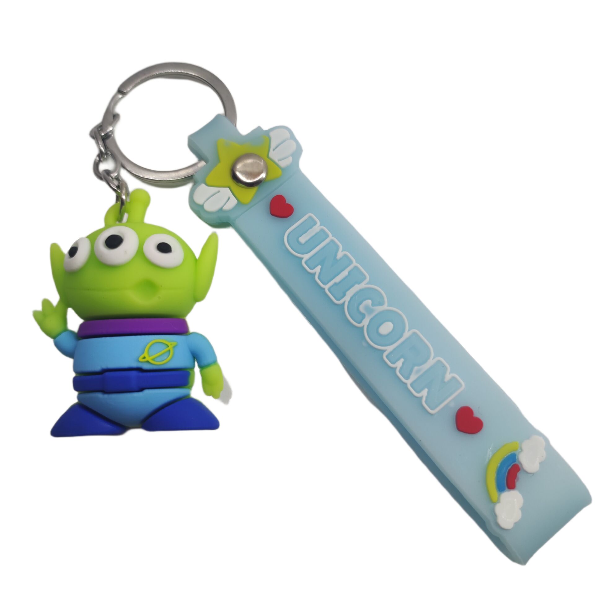 Toy Story Oyuncak Hikayesi Küçük Yeşil Adam Alien Anahtarlık Çanta Aksesuarı Süsü