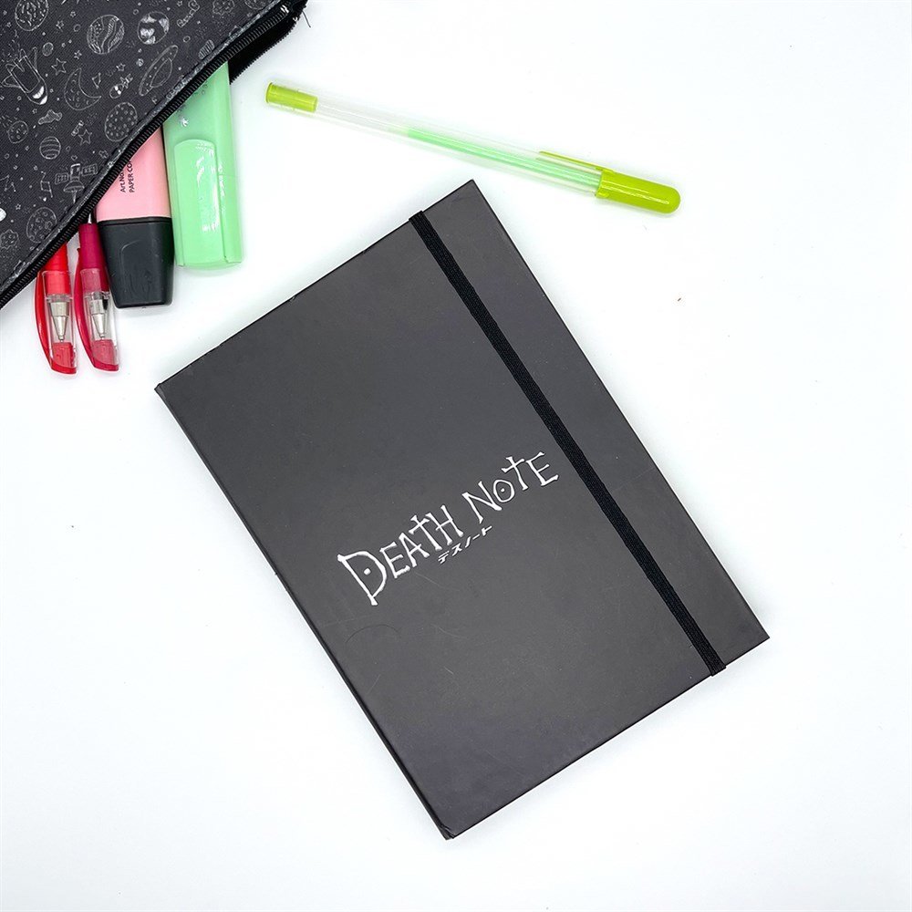 Death Note Tasarımlı Lastikli Defter