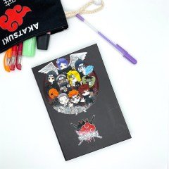 Akatsuki Tasarımlı Lastikli Defter