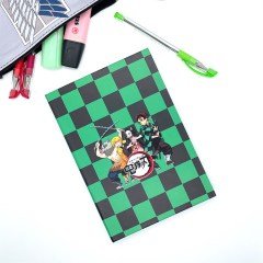 Demon Slayer Tasarımlı Lastikli Defter