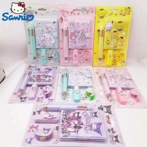 Sanrio Kuromi My Melody Cinnamoroll Kırtasiye Seti