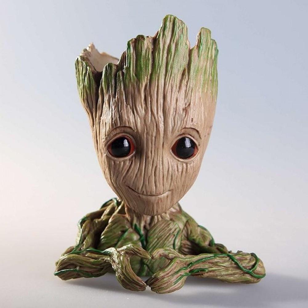 Galaksinin Koruyucuları Baby Groot Figür Kalpli Saksı Kalemlik