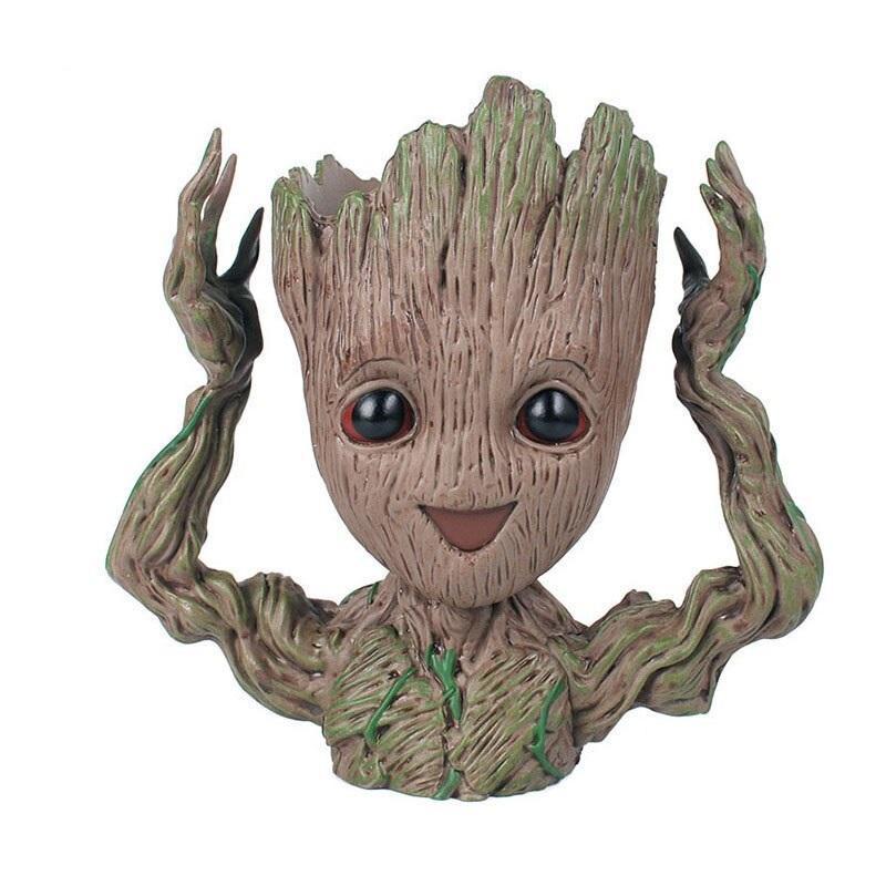 Galaksinin Koruyucuları Baby Groot Figür El Kaldıran Saksı Kalemlik