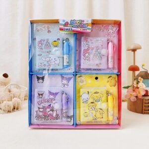 Sanrio Kuromi My Melody Cinnamoroll Defter ve Kalem Seti Anı Not Defteri 1 adet