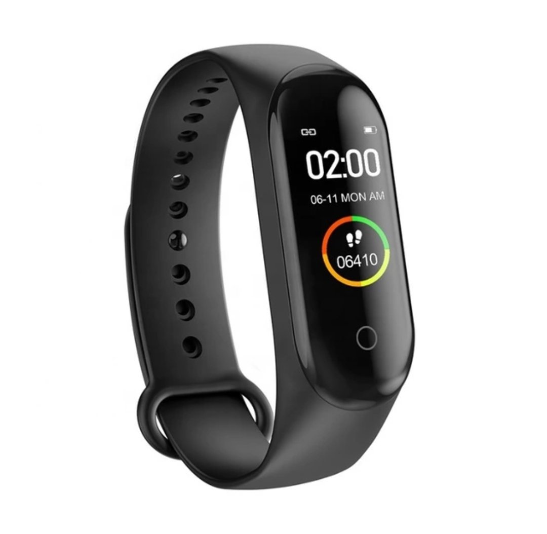 M4 Akıllı Bileklik Renkli Led Ekran Sensörlü Titreşimli Dokunmatik