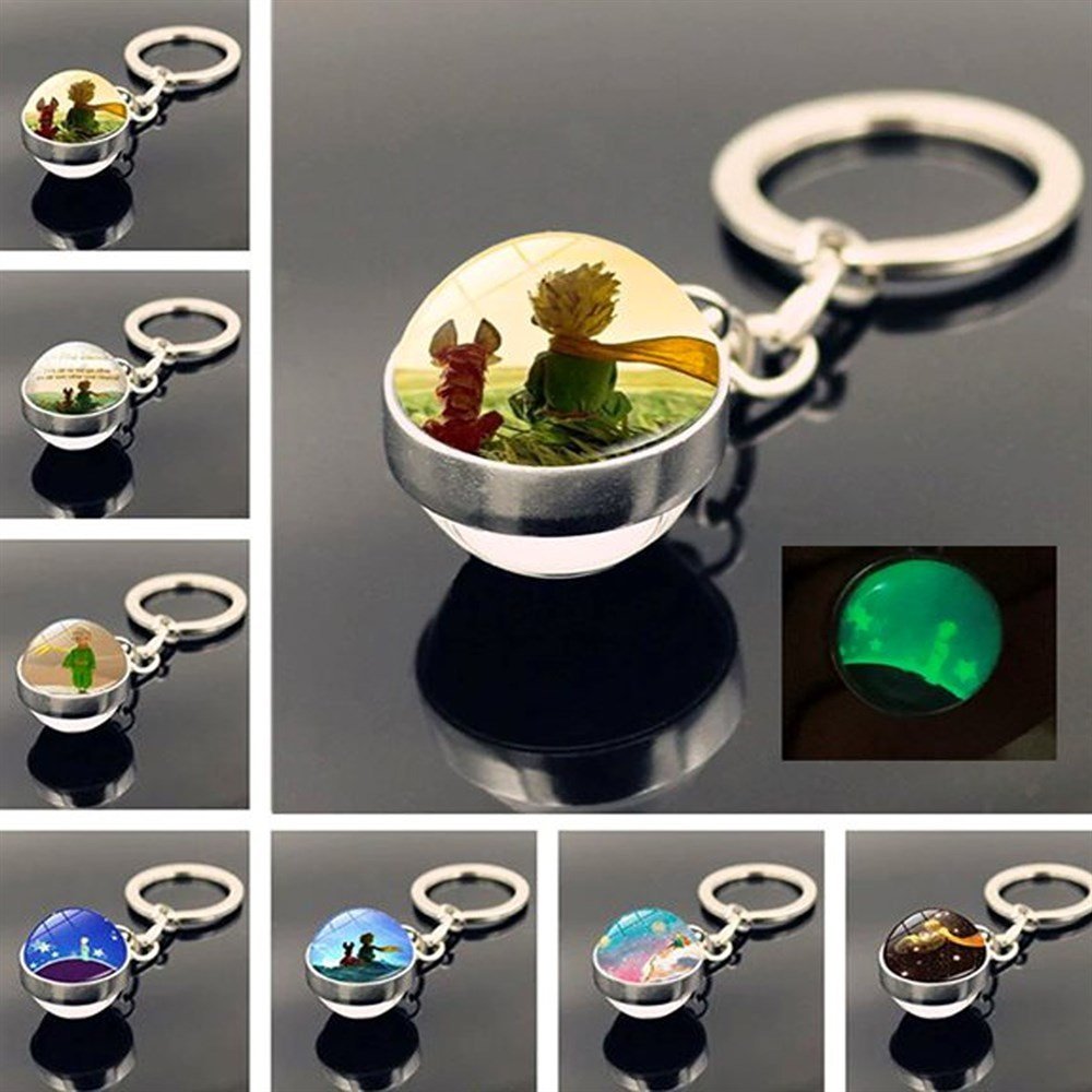 Küçük Prens Gece Parlayan Fosforlu Anahtarlık