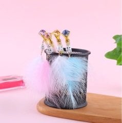 Tüylü Elmas Taşlı Versatil Uçlu Kalem 0.7mm