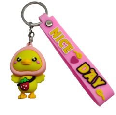 Nice Day Sevimli Ördek Anahtarlık Çanta Aksesuarı Süsü
