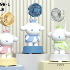 Sanrio Cinnamoroll Şarjlı Fan Kawaii Masaüstü Şarjlı Fan Vantilatör