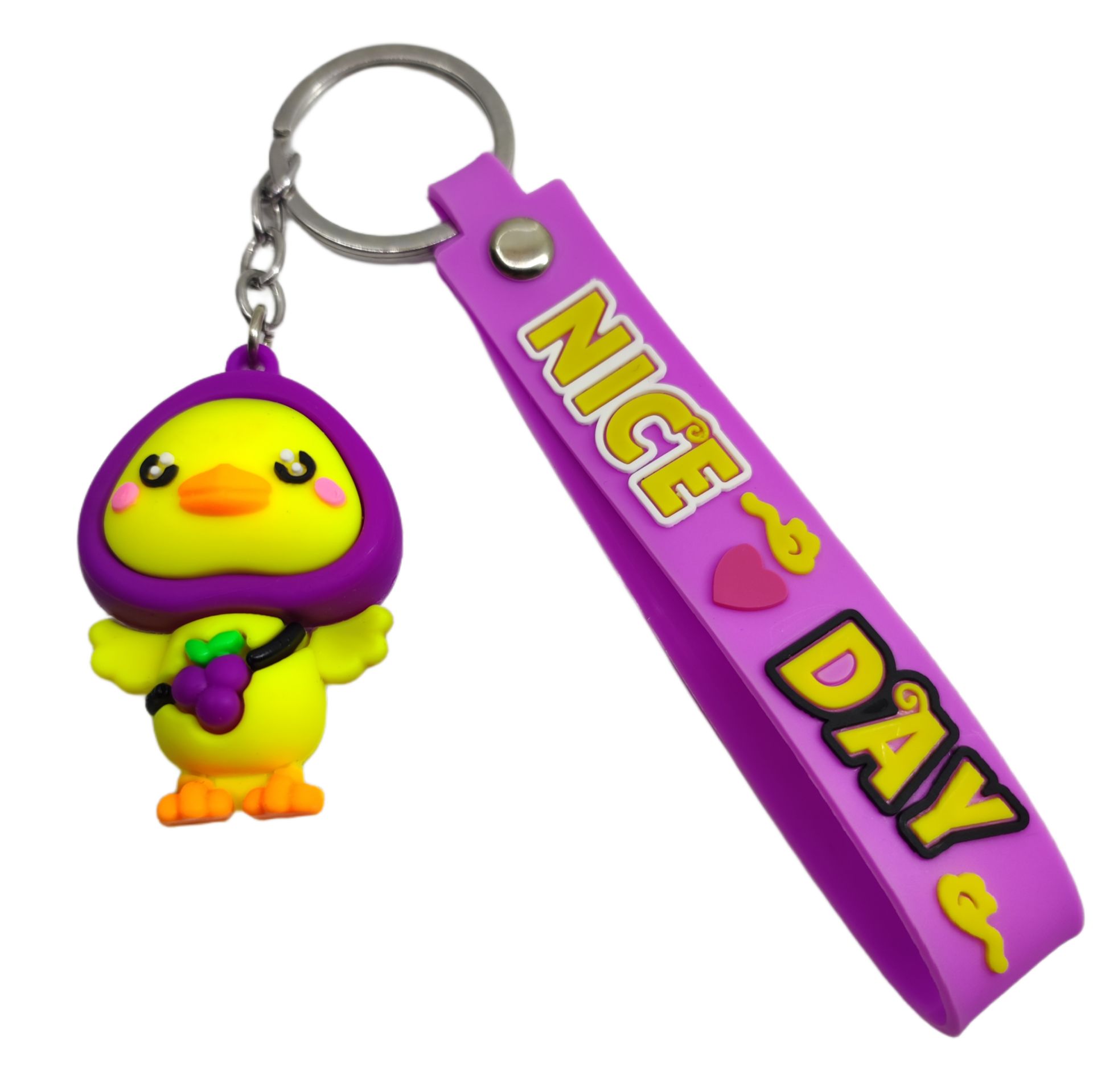 Nice Day Sevimli Ördek Anahtarlık Çanta Aksesuarı Süsü